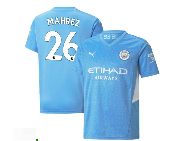 Flocage Nameset MAHREZ #26 Manchester City 2020-2021 Home. 