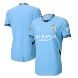 Manchester City 2024-25 Home Blue Authentic Jersey