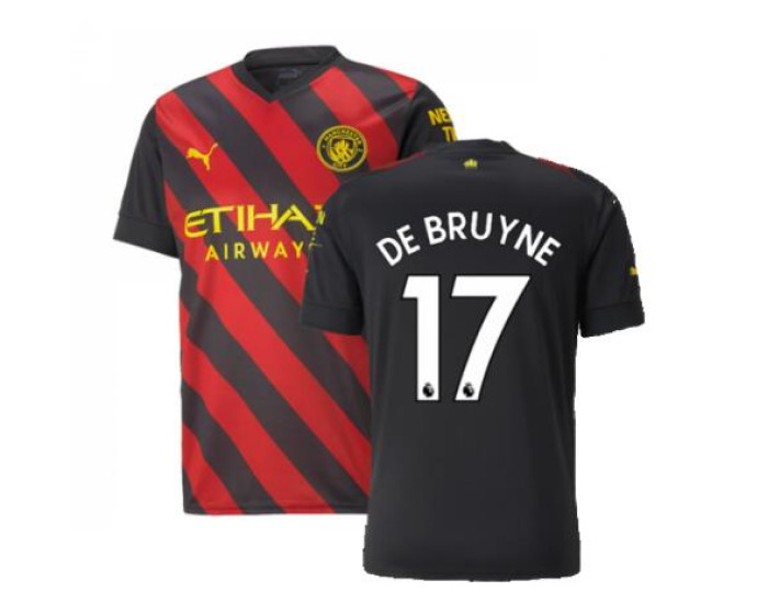 Maillot Manchester City 3ème 2022/23 De Bruyne #17 - Taille L - Occasion Très Bon état
